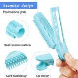 18 Pieces Multicolor Volumizing Hair Root Clips Self Grip Root Hair Clip for Women Naturally Fluffy Hair Styling Curly Tool Roller Wave DIY Hair Curler Fluffy Clamps Rollers