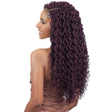FreeTress 2X Soft Curly Lite Faux Loc Crochet Synthetic Braiding Hair (18", 2)