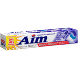 AIM Tartar Control Plus Mouthwash & Whitening Anticavity Fluoride Toothpaste, 5.5 oz