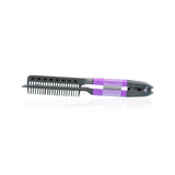 Herstyler Straightening Comb For Hair - Flat Iron Comb For Great Tresses - Hair Straightener Comb With A Grip - Keratin Comb For Knotty Hair - Hot Iron Comb To Smooth Hair - Trendy Set of 2 - Purple