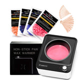 Home waxing kit for women,hard wax kit for hair removal,OBBOCK wax warmer kit with No-clean wax pot,4 Bag hard wax beads for Full Body, Legs, Face, Bikini,eyebrow wax kit