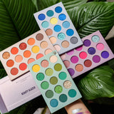 60 Shades Color Board Eyeshadow Palette Shimmer Matte and Glitter Eye Shadow Soft Creamy Texture Waterproof Blendable Long Lasting Eye Makeup Palette