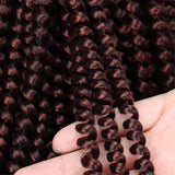 3 Pack Spring Twist Crochet Braids Bomb Twist Crochet Braiding Hair Dorsanee Spring Twist Hair Kinky Curly Crochet Hair Extensions for Black Women (8inch,T350#)