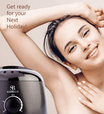 Sciobella Wax Warmer Waxing Kits Professional Hot Wax Warmer Hair Removal Kit for Salon | Facial and Full Body Waxing Kit for Women | Waxing Pot Heating Fast | Wax Bean Improved