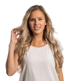 Maxy #913 Ash Blonde Clip In 100% Human Hair Extensions 20" inches 30/170/230grams Remy Triple Wefted Silky Hair (1 or 11 piece sets) (30g)