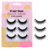 BEPHOLAN 3 Pairs Split Tips Flat 3D False Eyelashes |Natural Round Look|Full Volume Effect|More Softer&Stronger fixation|XMZ242