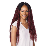 Sensationnel Crochet Braids Lulutress 2X Pre-Looped Skinny Passion Twist 24" (5-PACK, 99J)