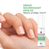 DRY, CRACKED AND BROKEN NAILS. REPAIRS, PROTECTS, NOURISHES. Natural, easy, fast treatment for hands and feet using exceptional Swiss plants and essential oils (organic lemon and cinnamon).