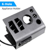 Professional Salon Electrical Appliance Curling Flat Iron Hair Dryer Blower Holder with 3 Power Plug Socket
