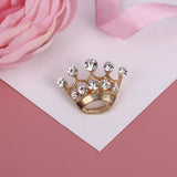 ULTNICE 12pcs Tiara Crown Brooch Pin Wedding Party Pageant Brooch