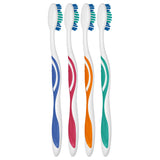 Colgate Triple Action Toothbrush with Tongue Cleaner, Medium - 8 Count