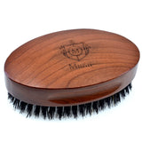 Murai Beard Kit for Men GMK2S Mens Beard Grooming Kit - Military Hair Brush, Oval Beard Club Brush, Pocket Sized Travel Beard Brush, Wood Beard Comb, and Hairbrush Cleaner