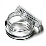 25/50/100 Pcs 5 Gram Size Clear Plastic Empty Cosmetic Containers Pot Jars Eyshadow Container Lot (50pcs)