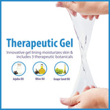 NatraCure Moisturizing Gel Booties and Gloves Set - (For dry skin, dry hands, feet, cracked heels, cuticles, rough skin, dead skin, use with your favorite lotions) - 155/175-AQ/RET - Color: Aqua