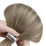 40pcs Balayage Tape in Human Hair Extensions 14inch 14M60