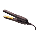 Hot Beauty Professional Ceramic Mini Flat Iron 1/2" Anti-Frizz Extreme Smooth- (Black HFIM050NB)