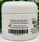 Urban ReLeaf Skin Silk for Men! Heal & protect freshly shaved faces, heads & dry rough skin! 100% Natural Balm! Heal Dry, Irritated Skin & cracked hands! Soothe after shaving! Man Dad Gift