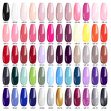UR SUGAR Gel Nail Polish Set 60 Colors Gel Nail Polish Collection Kit with Base Top Coat Color Card Gel Polish Starter Kit Suitable For All Season From Spring Summer to Fall Winter Christmas Festival Gift
