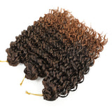 12inch Gogo Curl Crochet Hair for Black Women Curly Crochet Hair Pre Looped Hair Extensions 6pc/pack (1B/30)