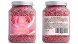 Rose Bath Salts - Natural Rosewood Oil & Rose Extract - Best for Relaxing - Good Sleep - Beauty - Bathing - Body Care - Wellness - Relax - Aromatherapy - Spa - De-Stress Bath Salts