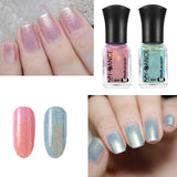 Ownest 6 Colors Pearl Nail Polish, Shell Nail Polish Lacquer Shiny Shimmer Manicure Varnish Salon Art Nail Lacquer Mermaid Pearl Shell Nail Polish Color-Set B