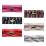 Mix Polka Dot Lipstick Case With Mirror Purse Holder Set of 6