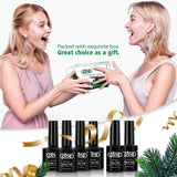 Pine Gel Nail Polish Classic Red Series Colors Cat Eye Nail Gel 7.5 ml with Base Coat Top Coat 10 ml Soak Off UV LED Cured Home Manicure Gel Polish