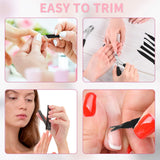9 Pieces Ingrown Toenail Tools Kit, Toe Nail Clipper Knife Nail Nipper File Set for Ingrown Hard Thick Nail, Ingrown Toenail Cuticle Removal Clippers (Black)
