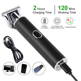 Hair Clippers, Bcamelys Electric Pro Beard & Hair Trimmer, T Blade Liners Zero Gapped Baldheaded Hair Clippers for Men, Cordless USB Rechargeable Clippers for Hair Cutting