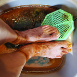 Cell Spa CS-900 Twice Powerful 6.5" x 5.5" Ion Detox Foot Bath Arrays Flat Dual Coil Stainless Steel Aqua Ionic Cleanse Array Compatible With Most 1/4" Plug Type Detox Machines
