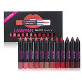 12pcs kit matte Lipstick Set Waterproof Nutritious Velvet lip stick Red Tint Nude batom makeup set (1)