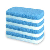 Glass Pumice Stone for Feet, Callus Remover and Foot scrubber & Pedicure Exfoliator Tool Pack of 4