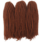 Afro Kinky Twist Crochet Hair Braids Marley Braid Hair 18inch Senegalese Curly Crochet Synthetic Braiding Hair (#350)