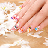 12 Sheets Thanksgivings Nail Decals, 24 Boxes Colored Maple Leaf Holographic Nail Sequins 3D Maple Leaf Nail Art Glitter Sequins Maple Leaves Nail Flakes with Tweezers for Women Nail Art Decoration