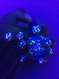 Get Breezy-Color Changing UV Blacklight Thermal Nail Polish: Custom-Blended Indie Glitter Nail Polish/Lacquer