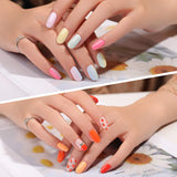 TOMICCA Gel Nail Polish Set 12 Pcs Macaroon Bright Neon Green Pink Orange Gel Polish Soak Off UV LED Pastel Nail Gel Polish for Spring Summer Gel Manicure Kit Home Salon Gift Set