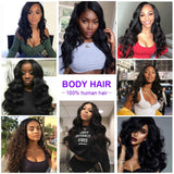 12A Brazilian Body Wave Bundles 100% Virgin Human Hair Bundles Unprocessed Weave Hair Human Bundles of Brazilian Hair Natural Black (34, Single Bundle)