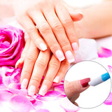 BQTQ 150 Pieces Plastic Handle Nail Cuticle Pusher Rubber Tipped Nail Cleaner Colored Nail Art Tool for Men and Women, 3 Colors