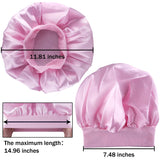 Duufin 11 Packs Sleeping Caps Satin Bonnets Hair Loss Cap Night Cap Salon Sleep Bonnet Cap Hat Hair Cover for Women
