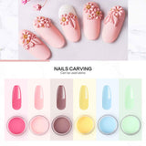 Morovan Acrylic Nail Kit Acrylic Powder with Professional Liquid Monomer For Nail Extension Acrylic Nail Brush Nail Art Starter Kit