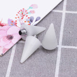 Beaupretty Nail Rhinestones Picker Wax Replacement Tips Point Drill Pen Head for Dual Ended Wax Nail DIY Art Decoration,10Pcs
