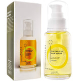 Perfect Hair Coconut Oil Hair Serum - Infused with Raw Virgin Olive Oil, Sweet Almond, Keratin, & Algae Extract - Rejuvenate, Strengthen and Restore Hair to Natural Beauty - 50ml (5 Pack)