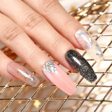 Modelones Poly Nail Gel Kit Enhancement Builder Gel Nude Gray Glitter Nail Extension Gel Kit with Slip Solution Trial Professional Technician All-in-One French Kit