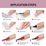TOMICCA Gel Nail Polish Set, 6 Nude Pink Colors Gel Polish Kit, Soak Off UV LED Gel Polish Set