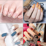 Acrylic False Nail Tips Kit, 600pcs Coffin Clear and Natural Half Fake Nail Tips with Storage Case,5 Nail Glues,1 Professional Nail Clipper,Nail File,Sponge Polishing,Nail Glue Remover