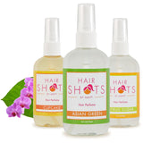 Hair Shots Heat Activated Hair Fragrance Touch Of Sweetness Bundle 3 Items: Cupcake, Asian Green, Citrus Sugar