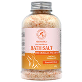 Joint & Muscle Bath Sea Salts 21oz - w/Essential Oils Lavender & Sage & Rosemary - Natural Bath Sea Salts - Soothes Aching Tired Muscles - Detoxifies - Best for Bath - Relaxation - Body Care