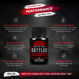 Ward Smelling Salts - Bottled Insanity - Insanely Strong Ammonia Inhalant for Athletes | Smelling Salt for Athletes - Powerlifting Hockey Football Weight Lifting and More | Insane Smelling Salt