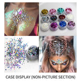 Set of 16 Face Crystal Sticker Suit Breast Body Nipple Makeup Glitter Gems Rhinestone Acrylic Eye Beauty Nails Mermaid Jewels Temporary Tattoos Self-Adhesive Festival Rave Carnival Party (Pattern4)…