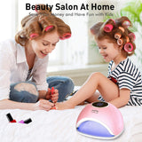 UV LED Nail lamp, 48W Nail Dryer UV Light for Gel Nails Polish with smart Sensor for Salon Curing Lamp and Home Professional